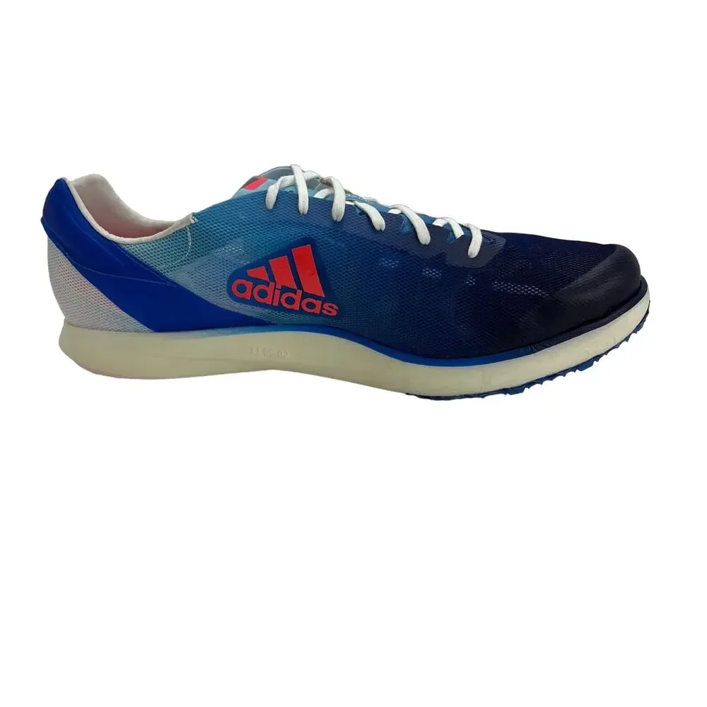 adidas Men's Adizero Avanti TYO Track Shoes Indigo Blue Turbo Size 12 New